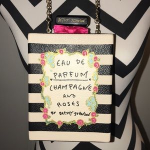 Betsey Johnson vintage perfume bottle purse